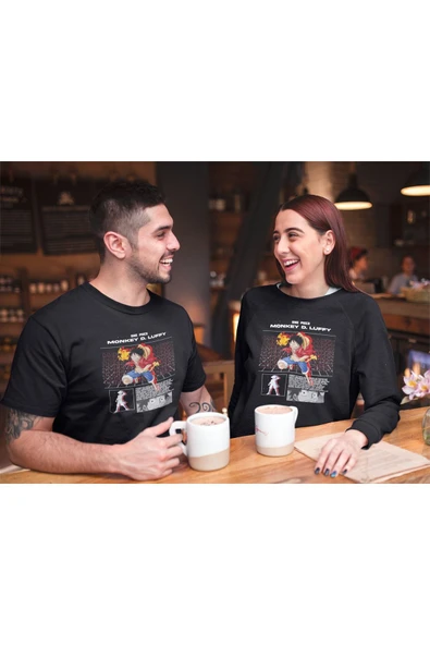 playbackmoda Akiki Tasarım, Monkey D. Luffy, Anime - Manga, Siyah Sweatshirt, Xl Beden - Resim 2