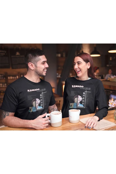 playbackmoda Akiki Tasarım, Kamado Tanjiro, Anime - Manga, Siyah Sweatshirt, S Beden - 2