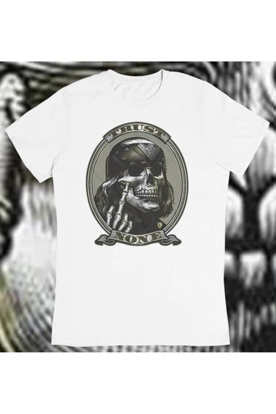 playbackmoda Owersize Kurukafa Ilüstrsyon Çizim Tasarım Baskılı Tişört ürün görseli