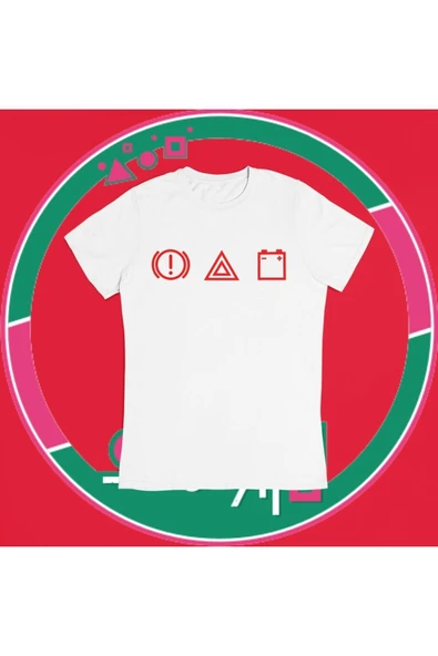 playbackmoda Owersize Squid Game Tasarım Baskılı Tshirt ürün görseli