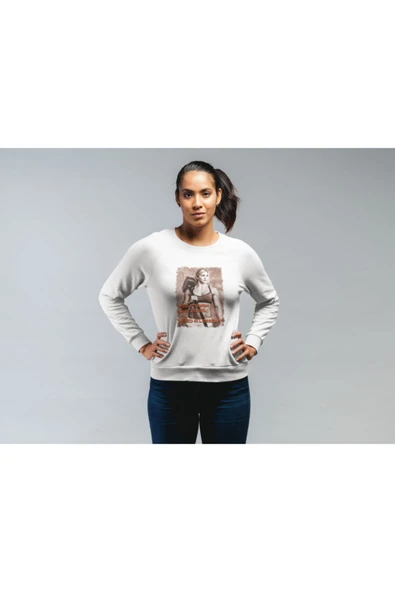 playbackmoda Akiki Tasarım Evet Bir Kız Gibi Çalışıyorum - Ders Ister Misin -orjinal Sweatshirt
