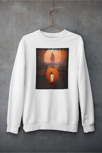 playbackmoda Akiki Tasarım Dijital Sanat Evrende Kim Var - Hangisi Sensin Ilüstrasyon 2 Sweatshirt