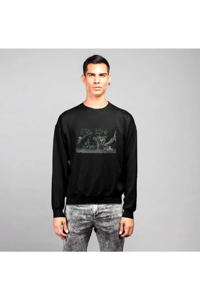 playbackmoda Akiki Tasarım Biyokimyasal Sportif Ilüstrasyon 2 Sweatshirt