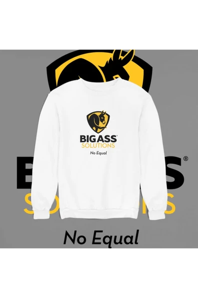 playbackmoda Akiki Tasarım Esprili Logo-typeart Big Ass Solutions Sweatshirt ürün görseli