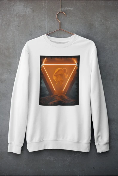 playbackmoda Akiki Tasarım Dijital Sanat Evrende Kim Var - Hangisi Sensin Ilüstrasyon Sweatshirt