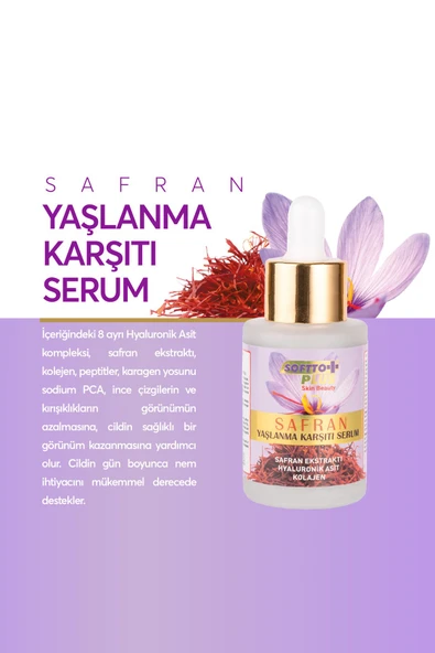 SAFRAN YAŞLANMA KARŞITI SERUM 30 ML - 2