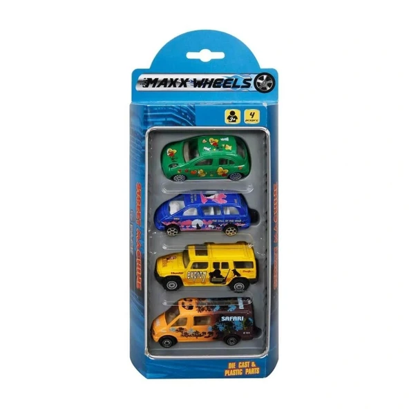 Nessiworld Street Machine 4'lü Mini Araçlar