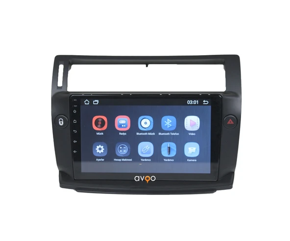 CİTROEN C4 OLD 2005/ 2010 SİYAH 9 İNÇ 4-64 - Resim 2