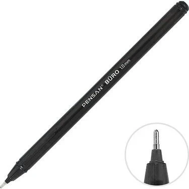 Pensan Tükenmez Kalem Büro 1.0 MM Siyah 50 Li 2270 - Resim 2