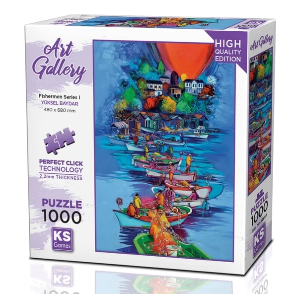 Nessiworld KS Games Fisherman Series I Puzzle 1000 Parça 20687 ürün görseli 1