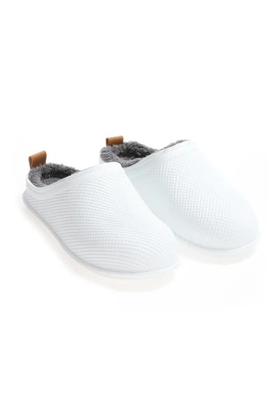 Gezer 12464 Eva İçi Kürklü Islak Zemin Erkek Kışlık Ev Bahçe Sokak İş Terliği - Resim 2