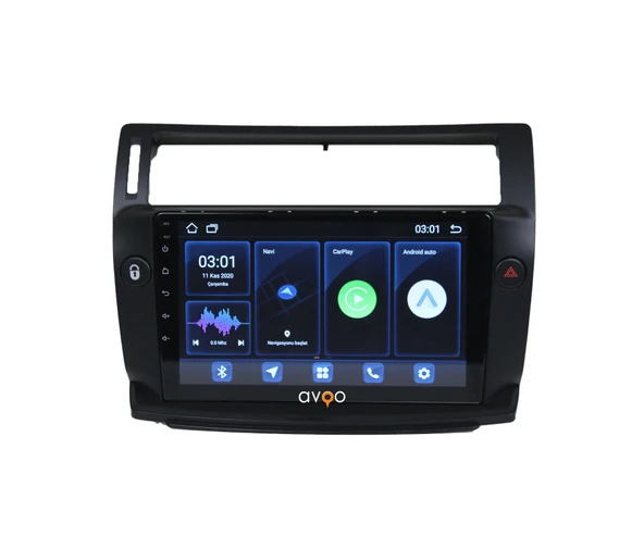 CİTROEN C4 OLD 2005/ 2010 SİYAH 9 İNÇ 8-128