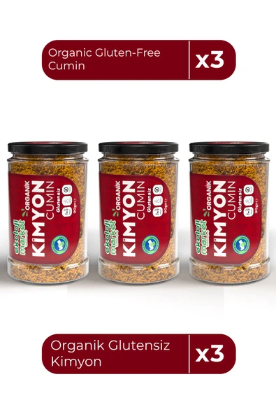 Ekoloji Market Organik Glutensiz Kimyon 90 Gr x3 / Organic Gluten-Free Cumin 90 Gr x3