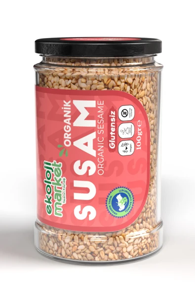 Ekoloji Market Organik Glutensiz Susam 100 Gr x2 / Organic Gluten-Free Sesame 100 Gr x2 - 4