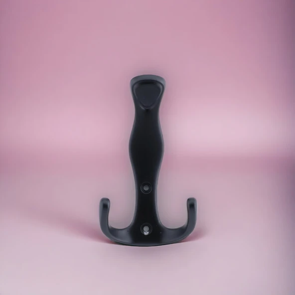 Asya Portmanto Askı Siyah Dolap Askılık Askılığı Duvar Vestiyer Banyo Mutfak Elbise Kıyafet Askısı - Resim 8