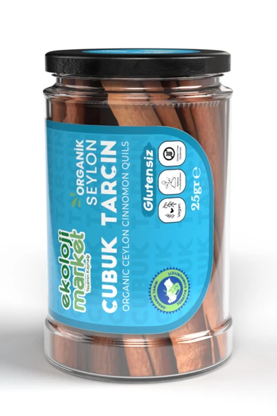 Ekoloji Market Organik Glutensiz Seylon Çubuk Tarçın 25 Gr x2 / Organic Gluten-Free Ceylon Cinnamon Quils 25 Gr x2 - Resim 4