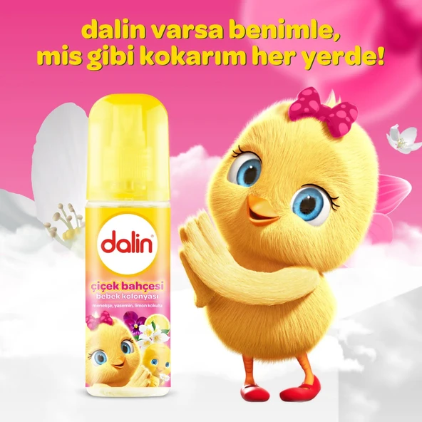 DALİN ÇİÇEK BAHÇESİ BEBEK KOLONYASI 150 ML