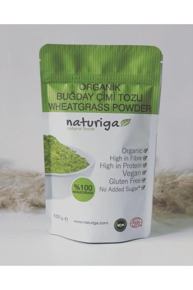 Naturiga Organik Buğday Çimi Tozu 100gr