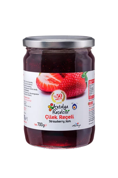Antalya Reçelcisi Çilek Reçeli 700g Klasik Seri