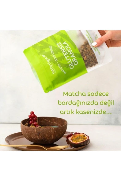 Naturiga Glutensiz Matcha Ve Goji Granola 250gr - 4