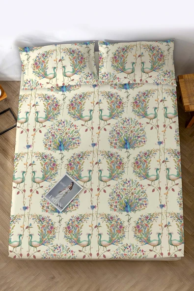Linda Çift Kişilik Çarşaf Pamuklu - 2