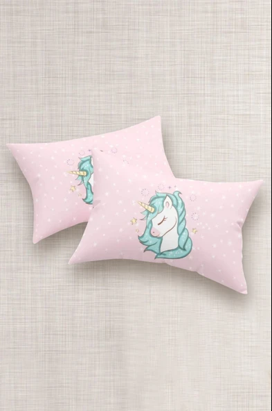 Upstyle 2li Yastık Kılıfı Unicorn Dreams Pembe - 2