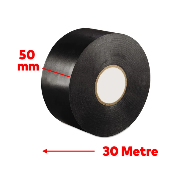 Anti Korozyon Bandı Metal Boru Pas Önleme İzolasyon Sarma Bant 50 mm x 30 Metre 1 Adet - 2