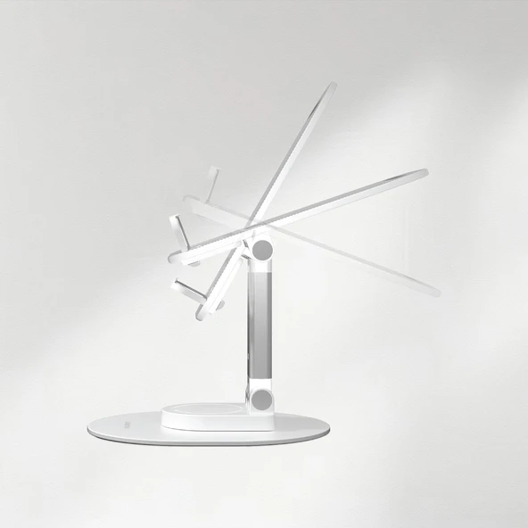 Polosmart PSM125 Tablet Telefon Tutucu Beyaz - Resim 3