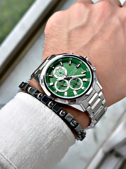 Ferrucci Function Fonksiyonlu Erkek Kol Saati Bileklik Kombin - Resim 9