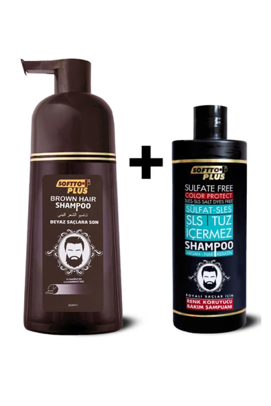 BROWN HAIR SHAMPOO VE ÖZEL RENK KORUYUCU ŞAMPUAN PAKETİ ürün görseli