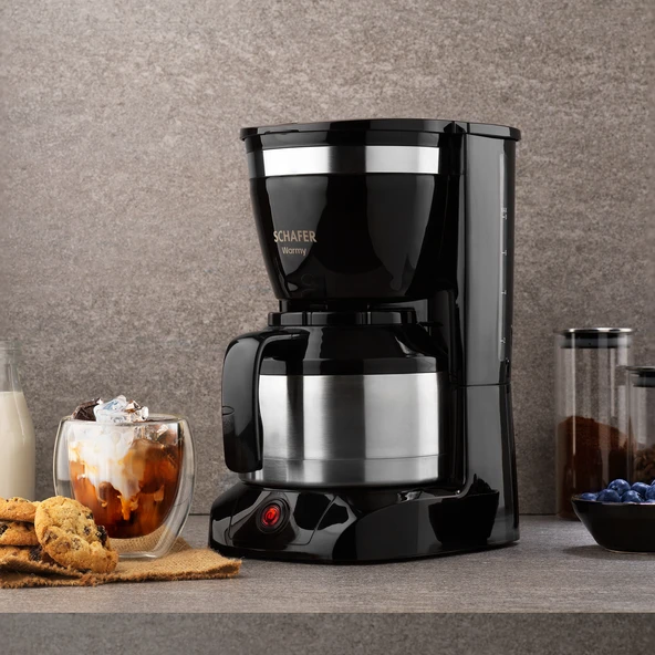 Schafer Warmy Termoslu Filtre Kahve Makinesi-Inox