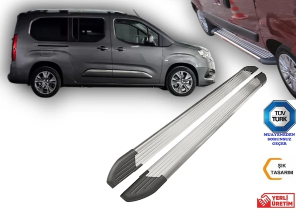 Proace CİTY Uzun Şase Araca Özel Yan Basamak 2019 2020 2021 2022 2023 2024 ürün görseli 1