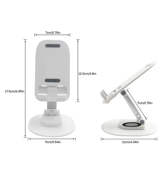 Polosmart PSM125 Tablet Telefon Tutucu Beyaz - Resim 4