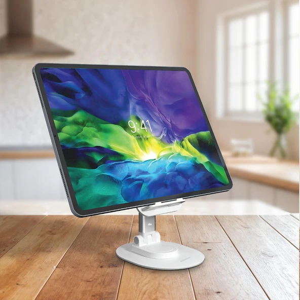 Polosmart PSM125 Tablet Telefon Tutucu Beyaz - Resim 5