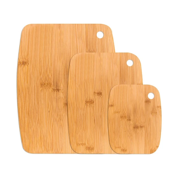 BAMBUM B5104 TEDİ 3LÜ KESME TAHTASI BAMBU - 5