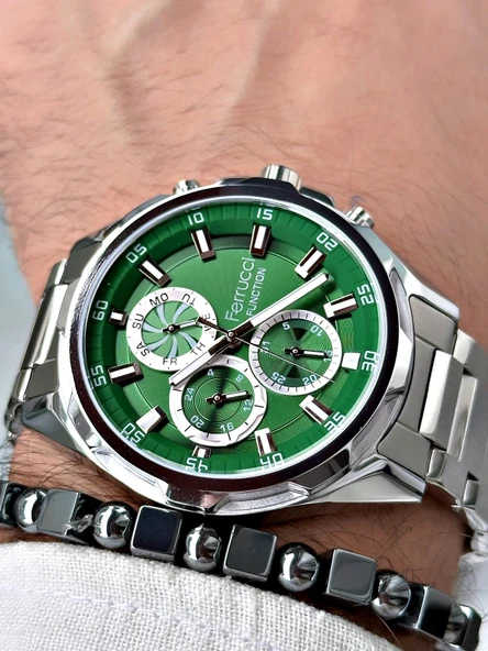 Ferrucci Function Fonksiyonlu Erkek Kol Saati Bileklik Kombin - Resim 5