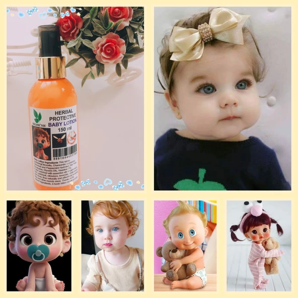 HERBAL PROTECTIVE BABY LOTION 150 ml - 3