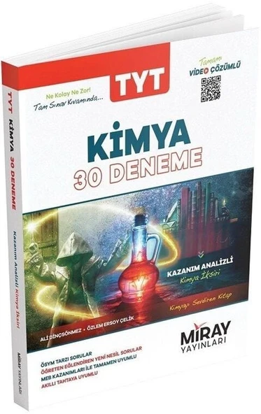 Miray Yayınları TYT Kimya Video Çözümlü 30 Deneme