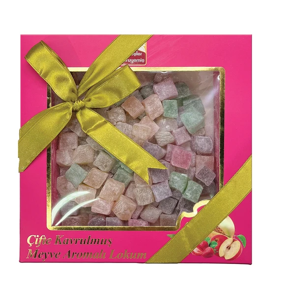 Çifte Kavrulmuş Meyveli Lokum(500 g)