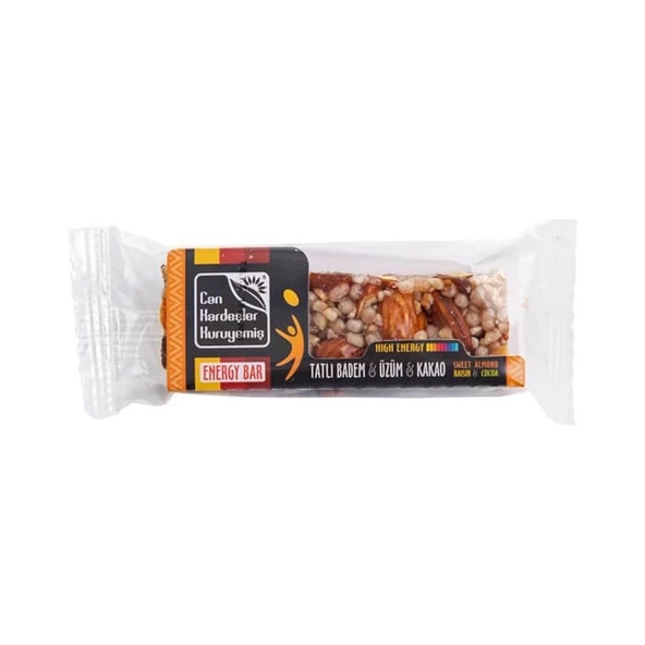 Enerji Bar (Tatlı Badem & Üzüm & Kakao) 30 g