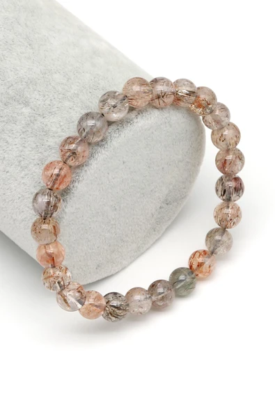 Super Seven Doğal Taş Bileklik 7 mm Küre Kesim ürün görseli