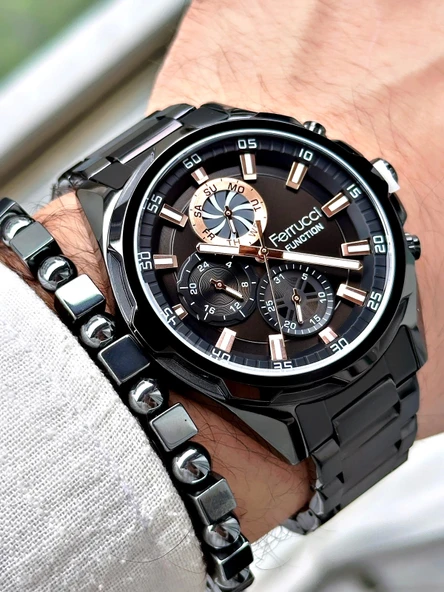 Ferrucci Function Fonksiyonlu Erkek Kol Saati Bileklik Kombin ürün görseli