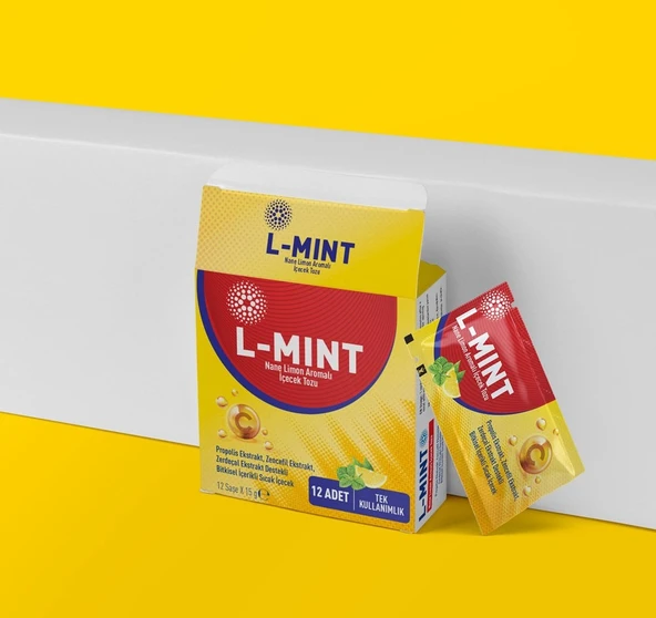 L-Mint Nane Limon Aromalı İçecek Tozu (156 g)