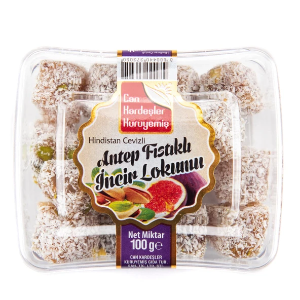 İncirli Antep Fıstıklı  Mini Lokum (100 g)