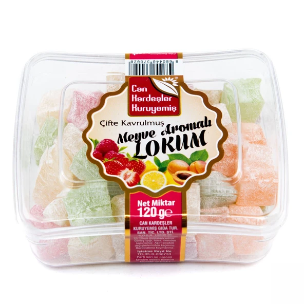 Çifte Kavrulmuş Meyveli Lokum (120 g)