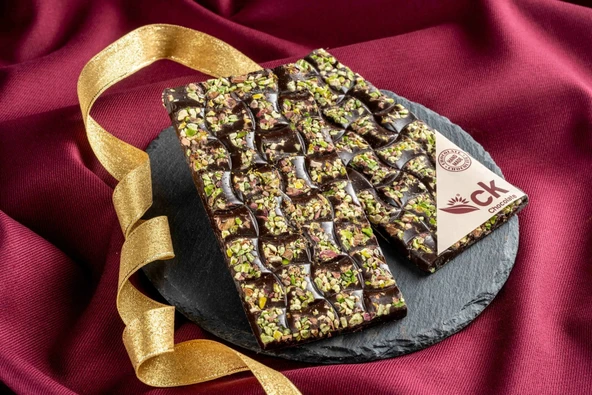 Antep Fıstıklı Bitter Tablet Çikolata (50 g)