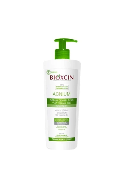 Bioxcin Acnium Sebum Dengeleyici Yüz Yıkama Jeli 500 Ml