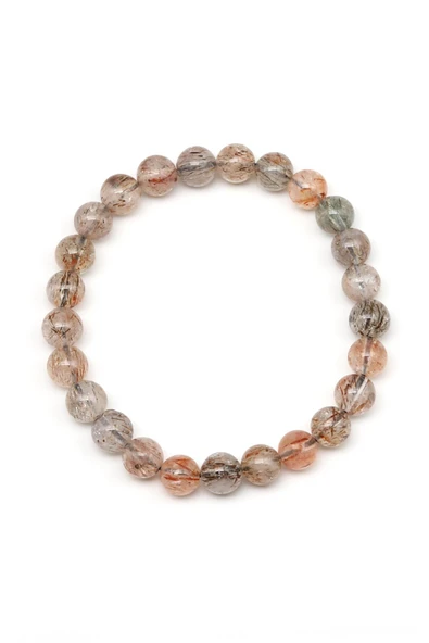 Super Seven Doğal Taş Bileklik 7 mm Küre Kesim - Resim 2