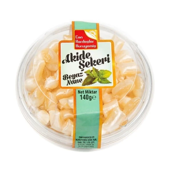 Beyaz Naneli Akide Şekeri (140 g)