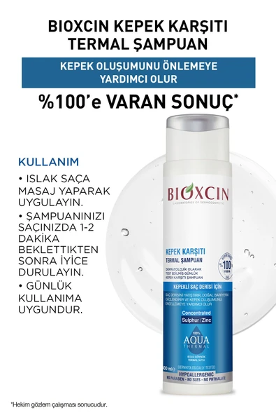 Aqua Thermal Kepeğe Karşı Etkili Şampuan 300 Ml 3 Lü SET - 4